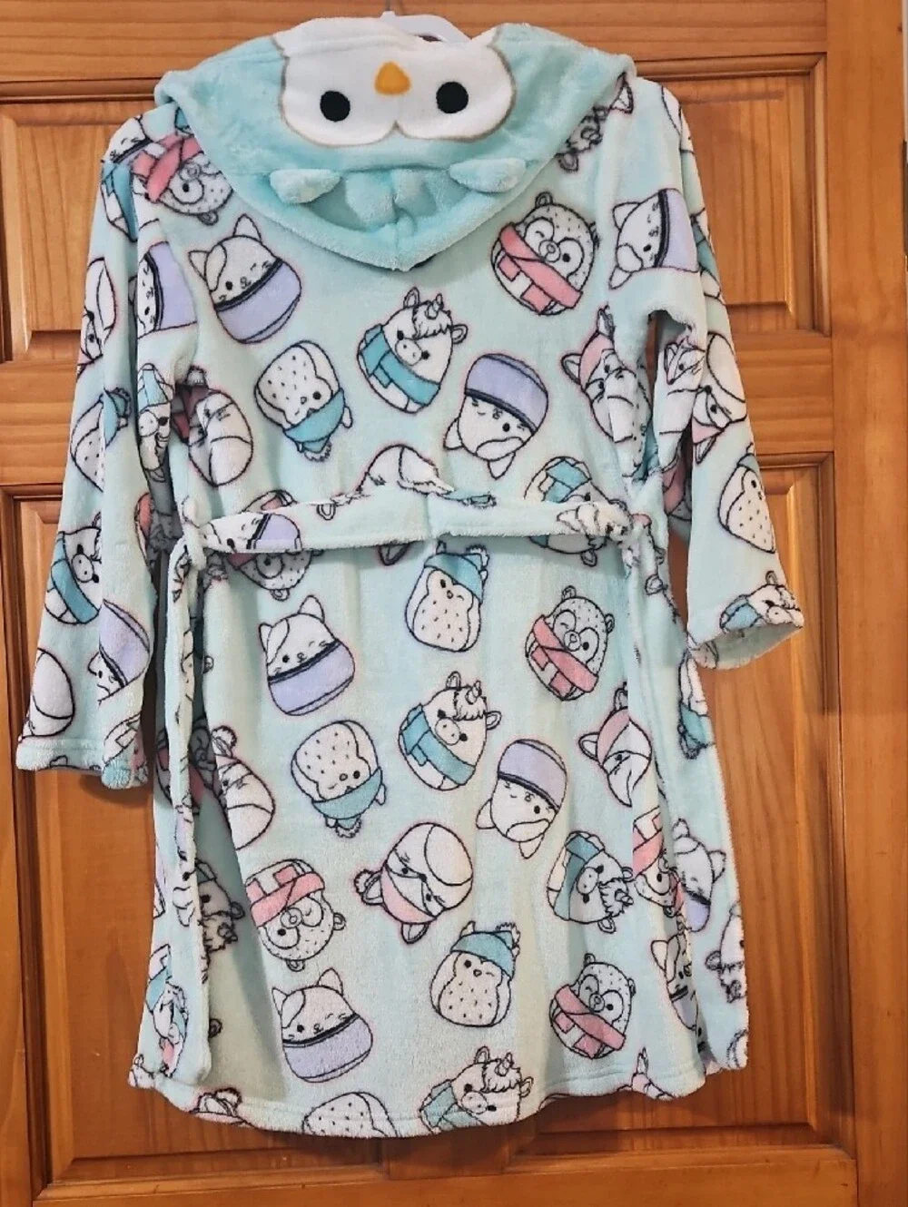 Girls' Hooded Fleece Squishmallows Robe
